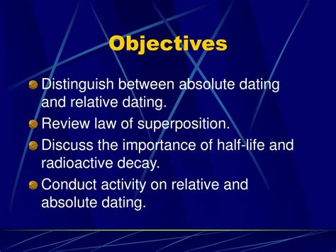 dating objectives
